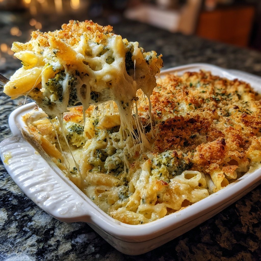 Sunday Creamy Broccoli Pasta Bake