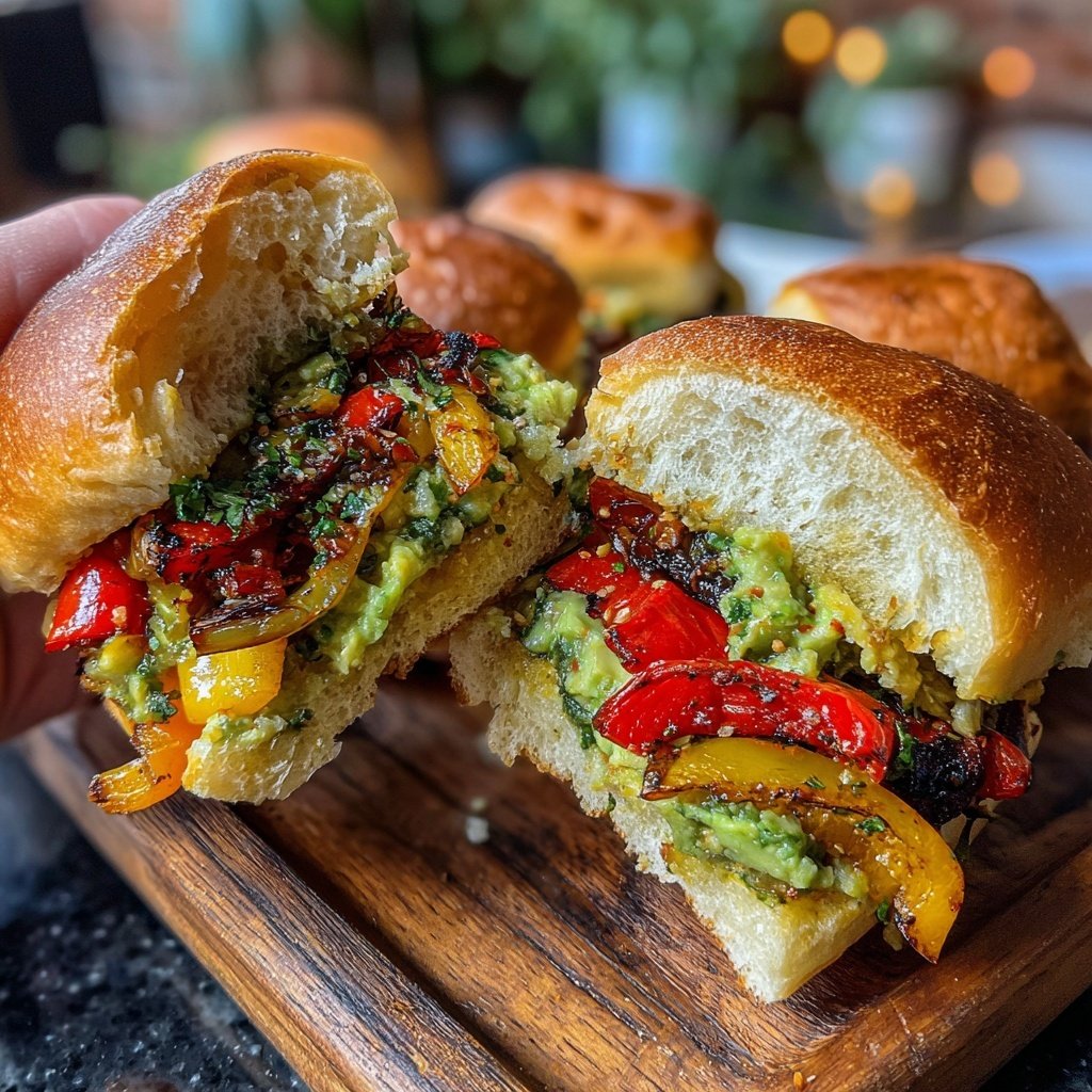 Roasted Veggie Sliders