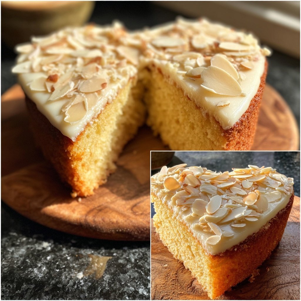Mini Heart Cake with Almond Sponge