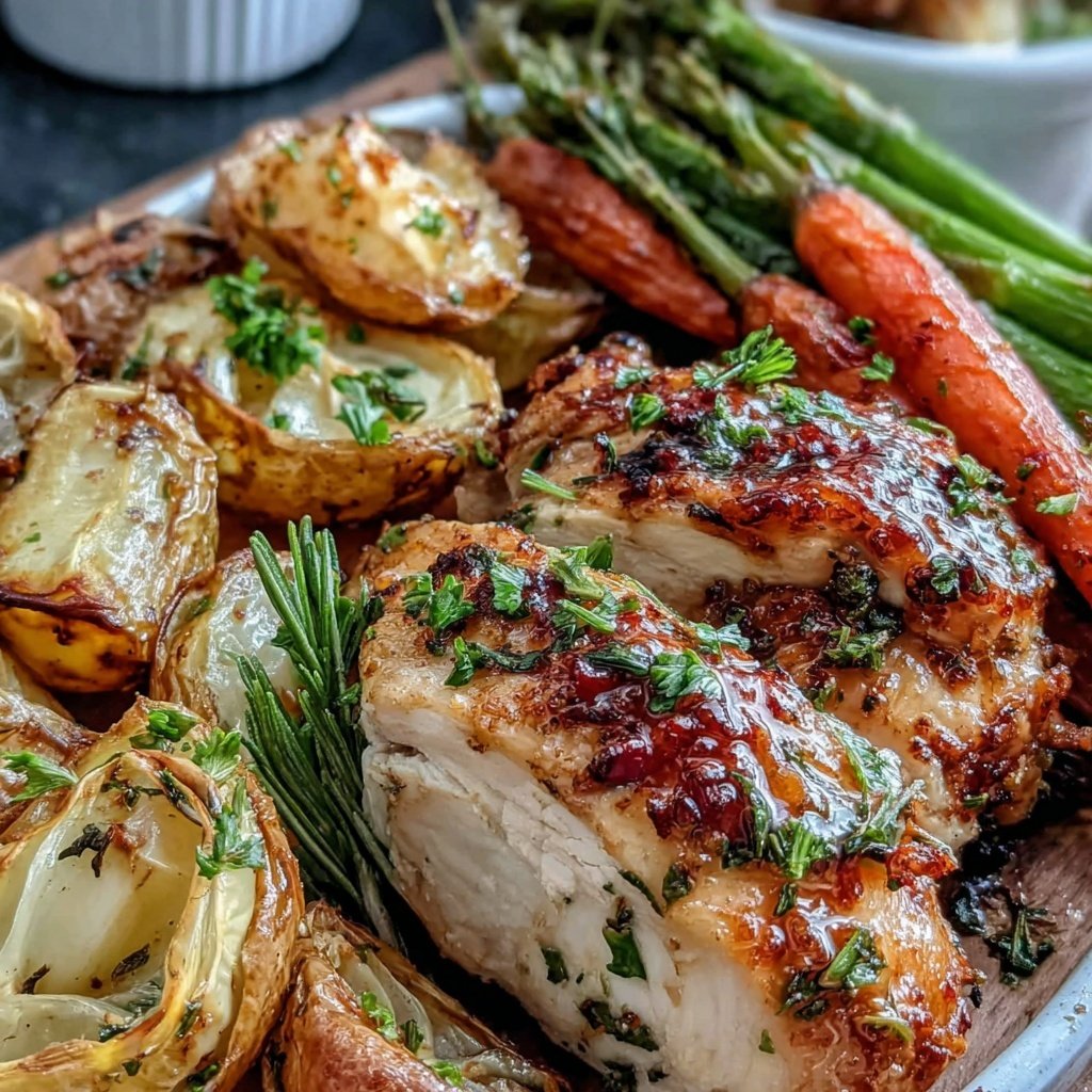 Spring Lemon Chicken Dinner