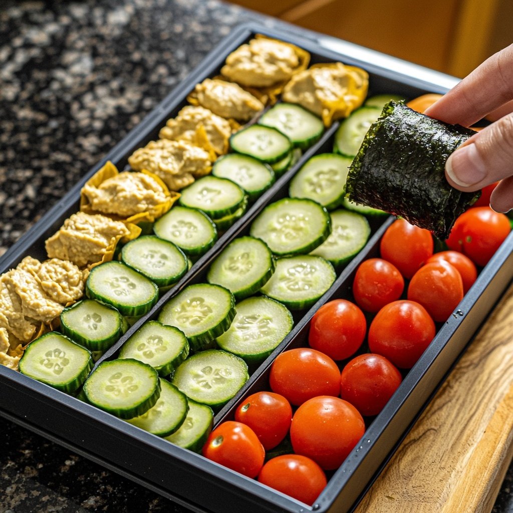 No-Cook Bento Box Lunch Idea