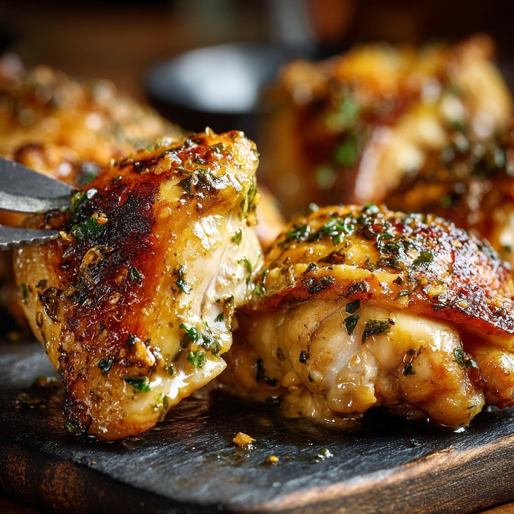 Comfort Food Baked Chicken Thighs