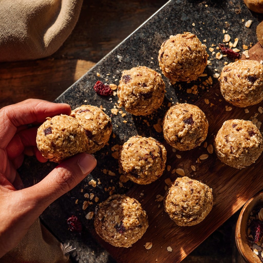 Protein Balls with Peanut Butter and Oats