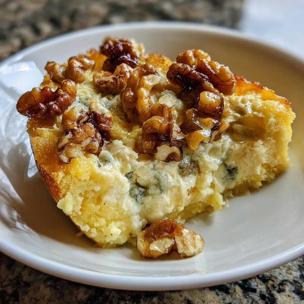 Polenta with Gorgonzola and Walnuts