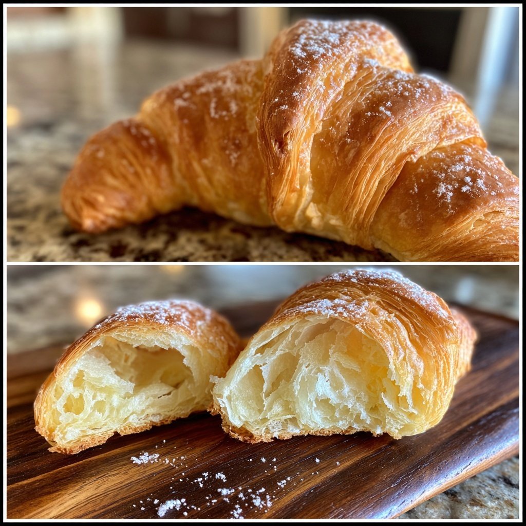 Flaky Butter Croissants
