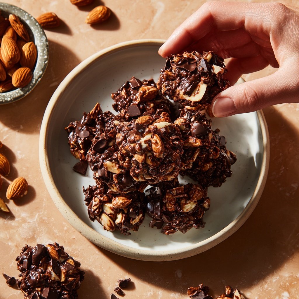 Chocolate Almond Snack Clusters