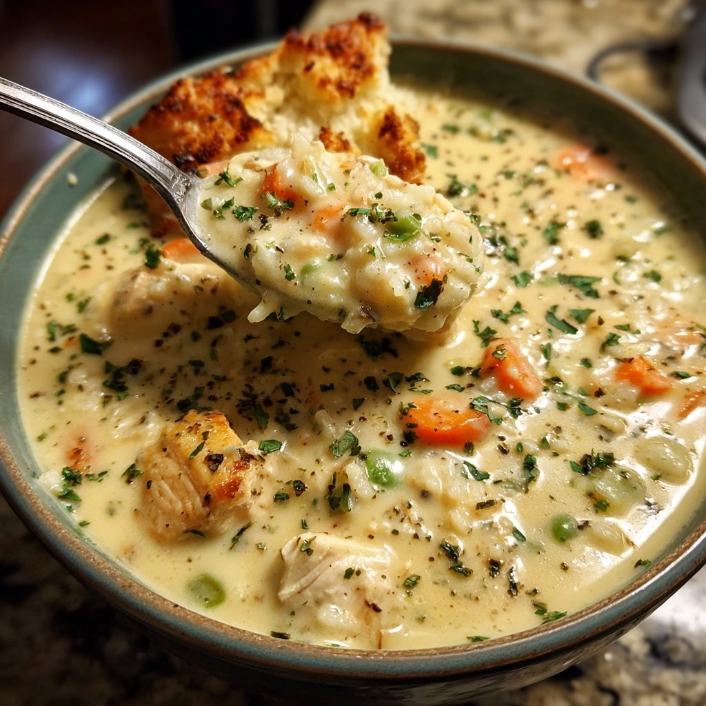 Creamy Chicken Rice Soup