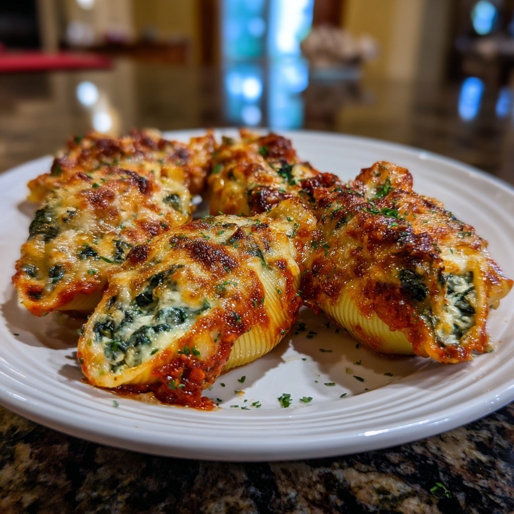 Sunday Vegetable Stuffed Shells