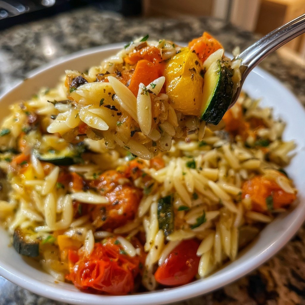 Sunday Roasted Vegetable Orzo