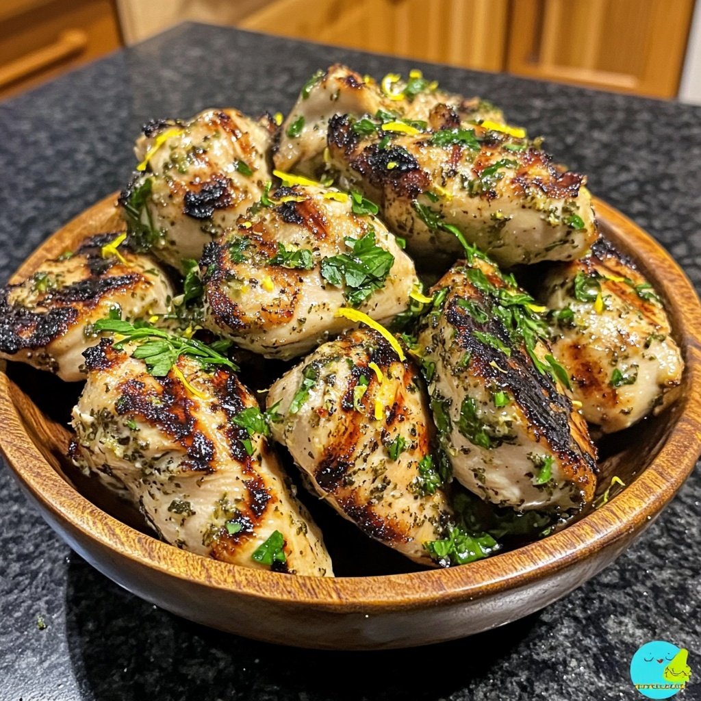Grilled Lemon Herb Chicken Bowl