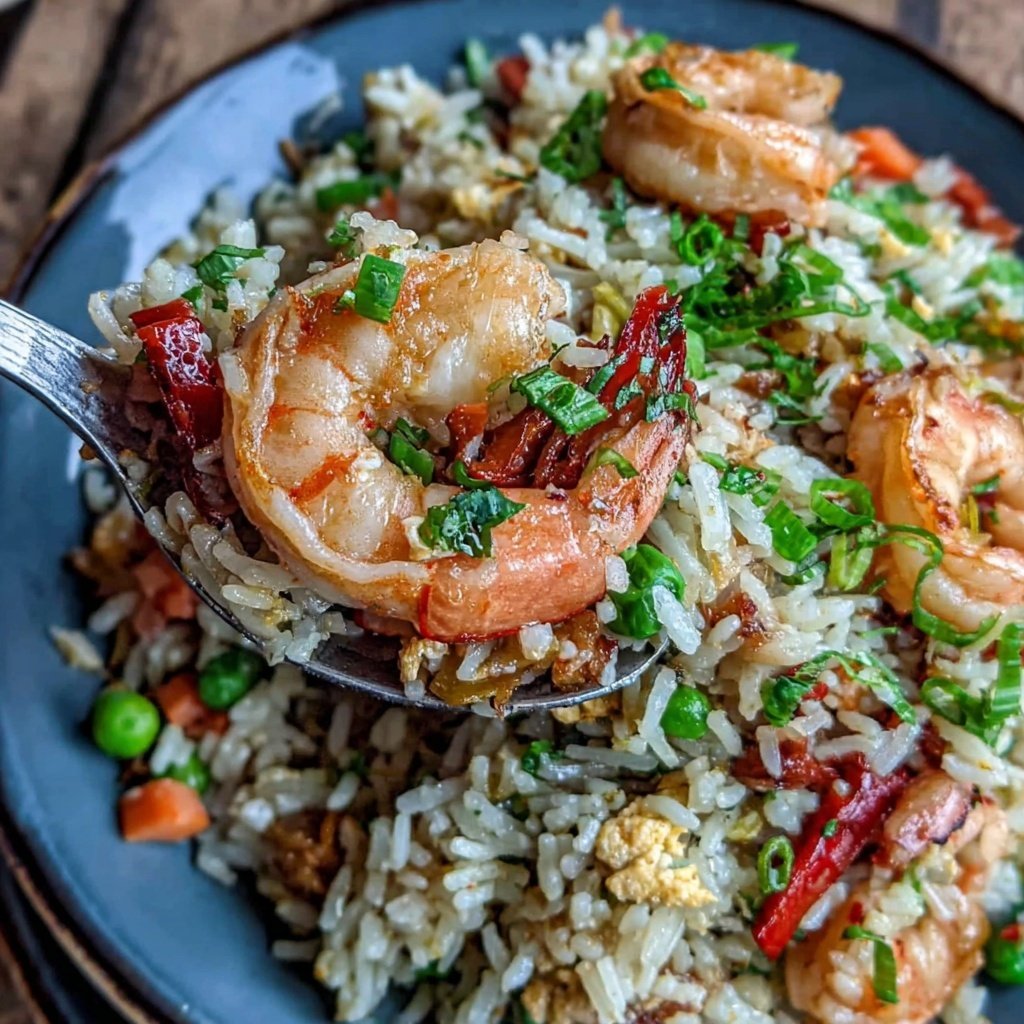 Easy Healthy Shrimp Fried Rice