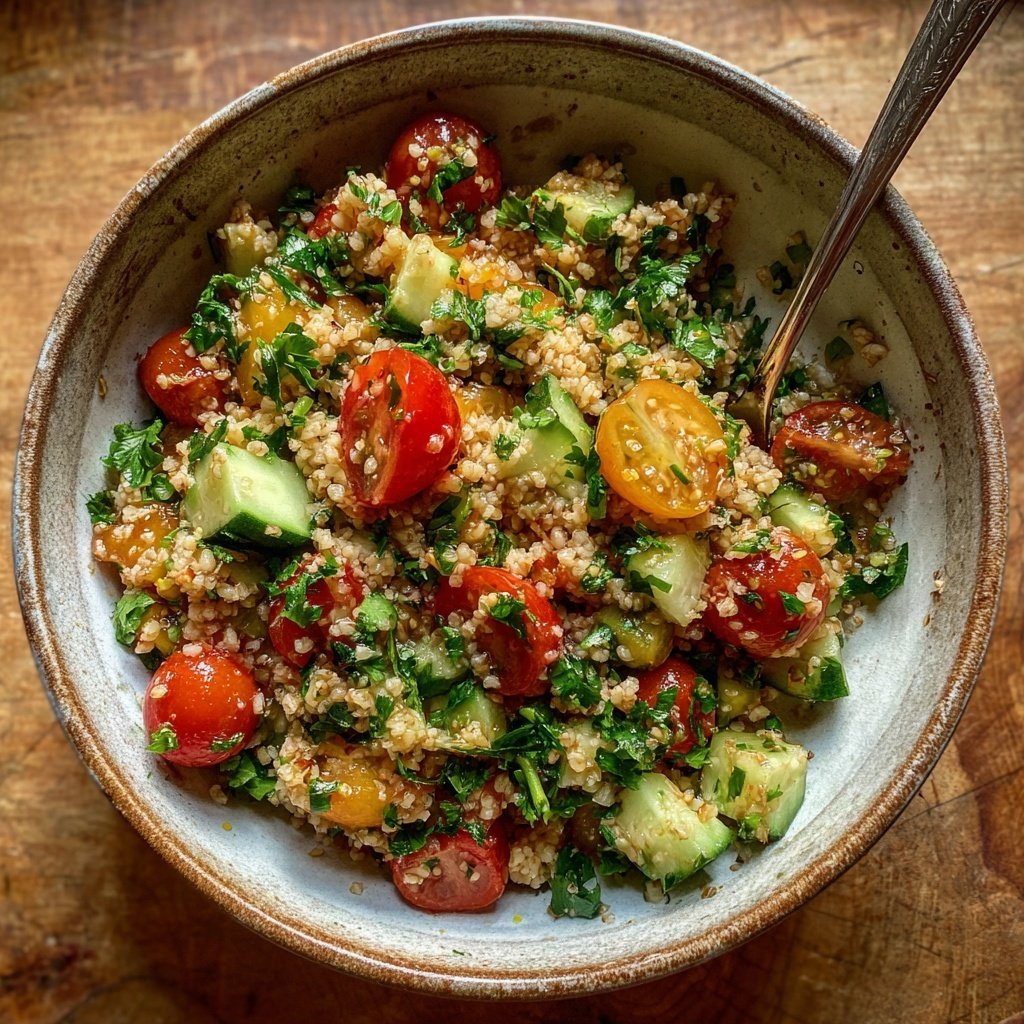 Mediterranean Bulgur Salad